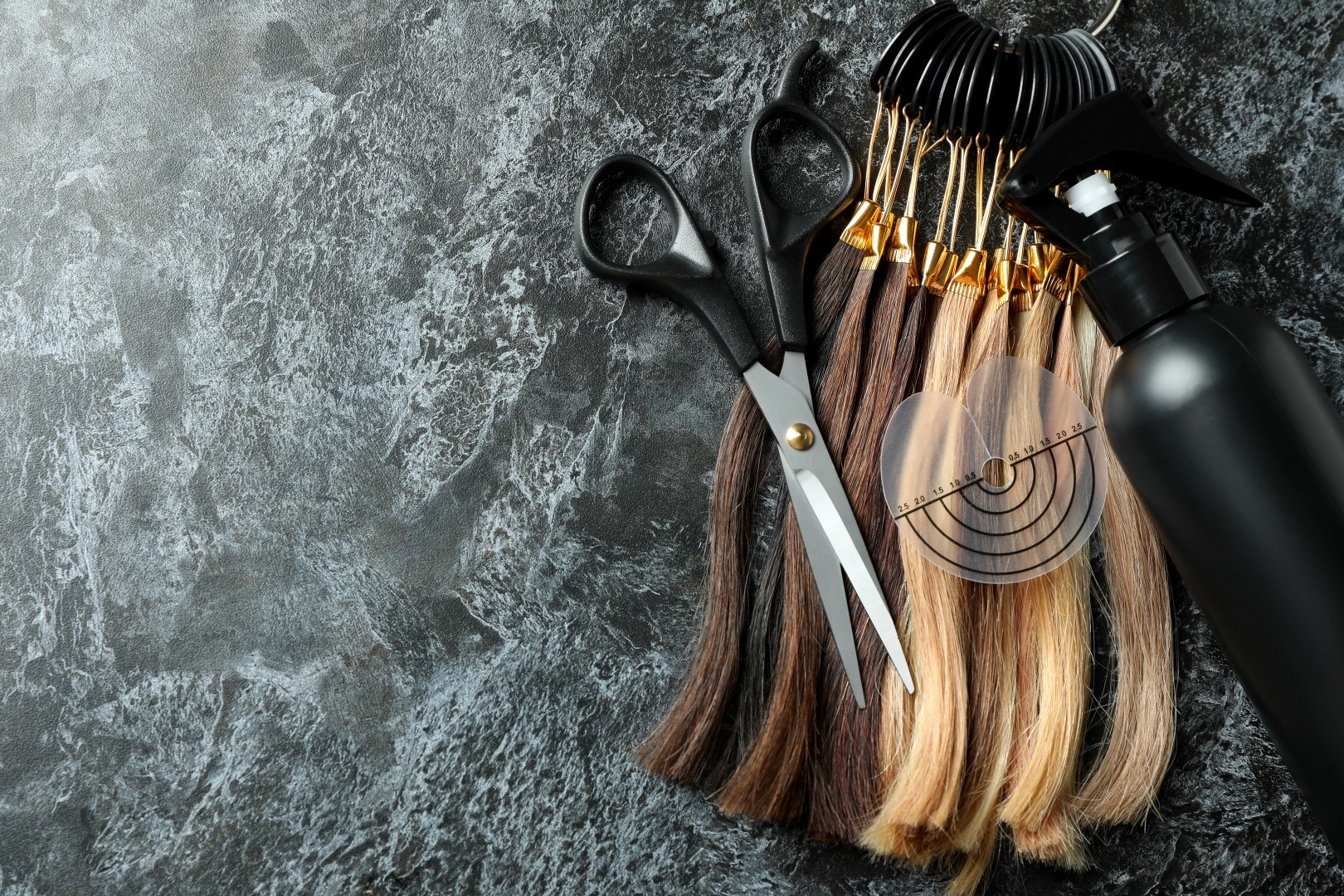 hair extensions and other salon tools